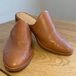 Soludos Venetian Mules in tan leather (US 8)